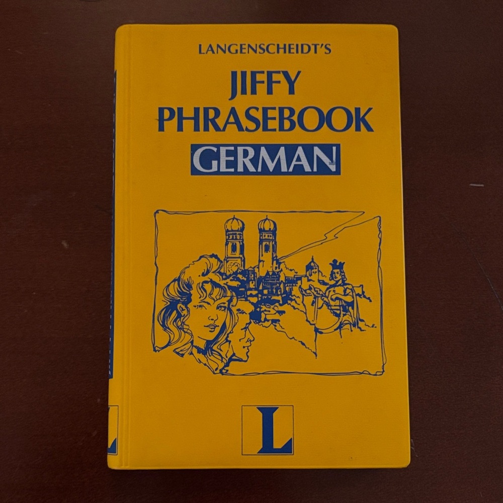 3/$10 Langenscheidt's Jiffy Phrasebook German